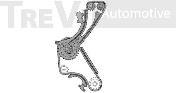 TREVI AUTOMOTIVE pavaros grandinės komplektas KC1047